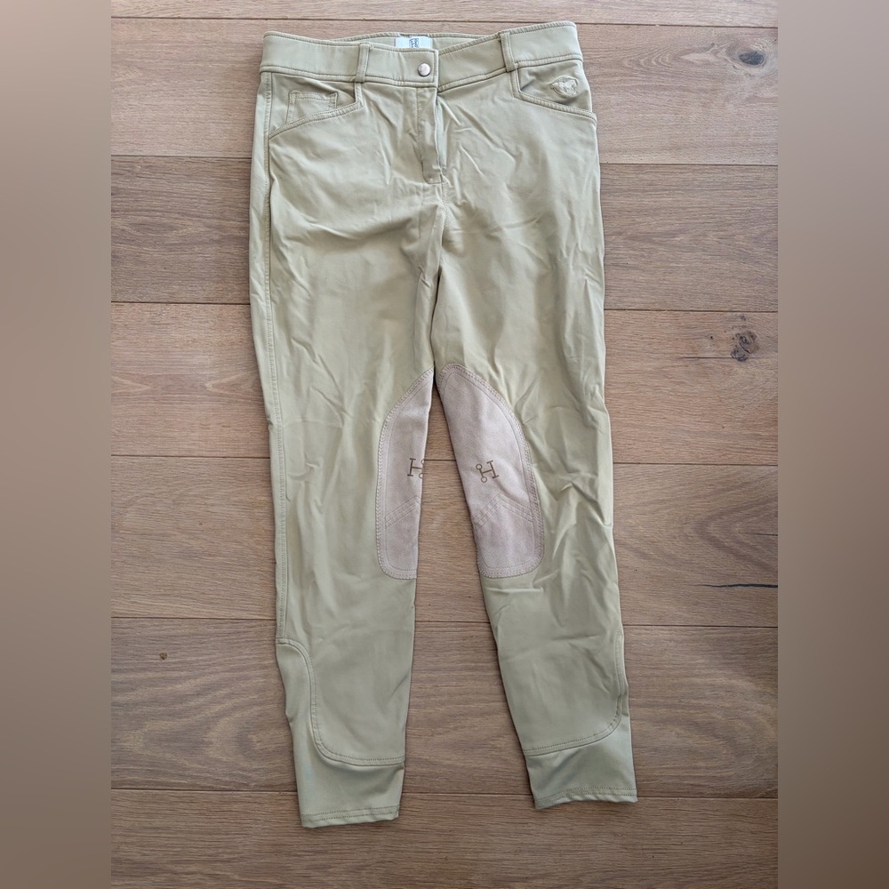 Hadley Mid-Rise Breeches by SmartPak Knee Patch horseback riding - 32 L